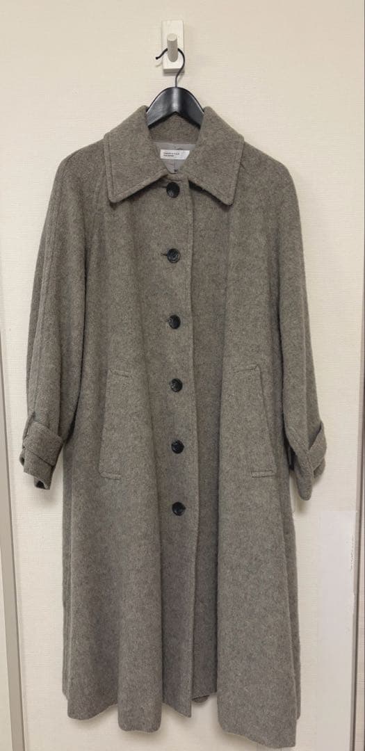 北欧暮らしの道具店 ウールロングコート ウォームグレー Sサイズ
