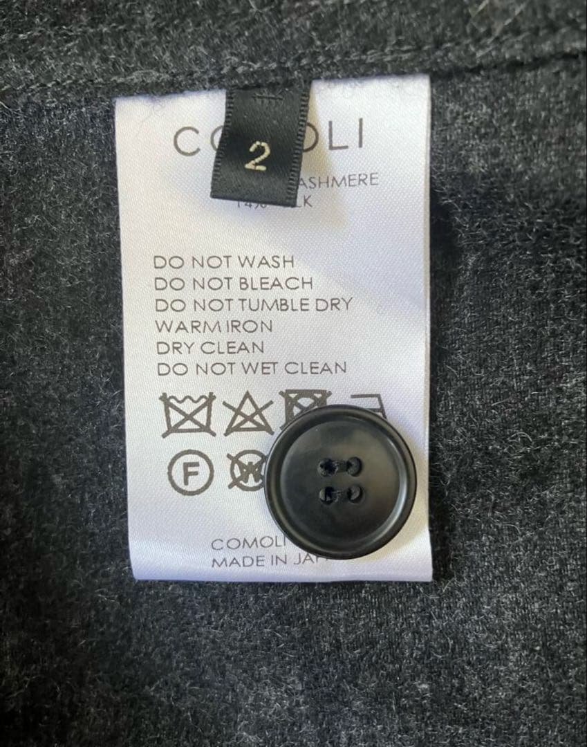 comoli23aw カシミヤシルクジャケットドローストリングパンツセットアップ