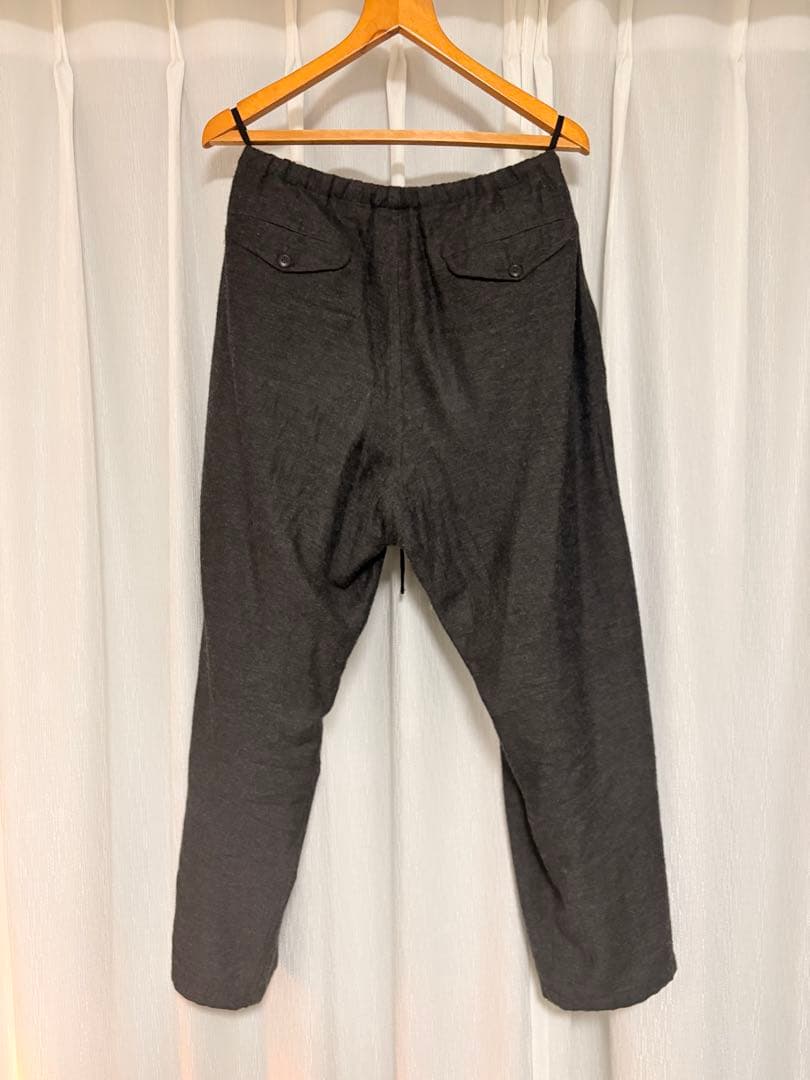 comoli23aw カシミヤシルクジャケットドローストリングパンツセットアップ