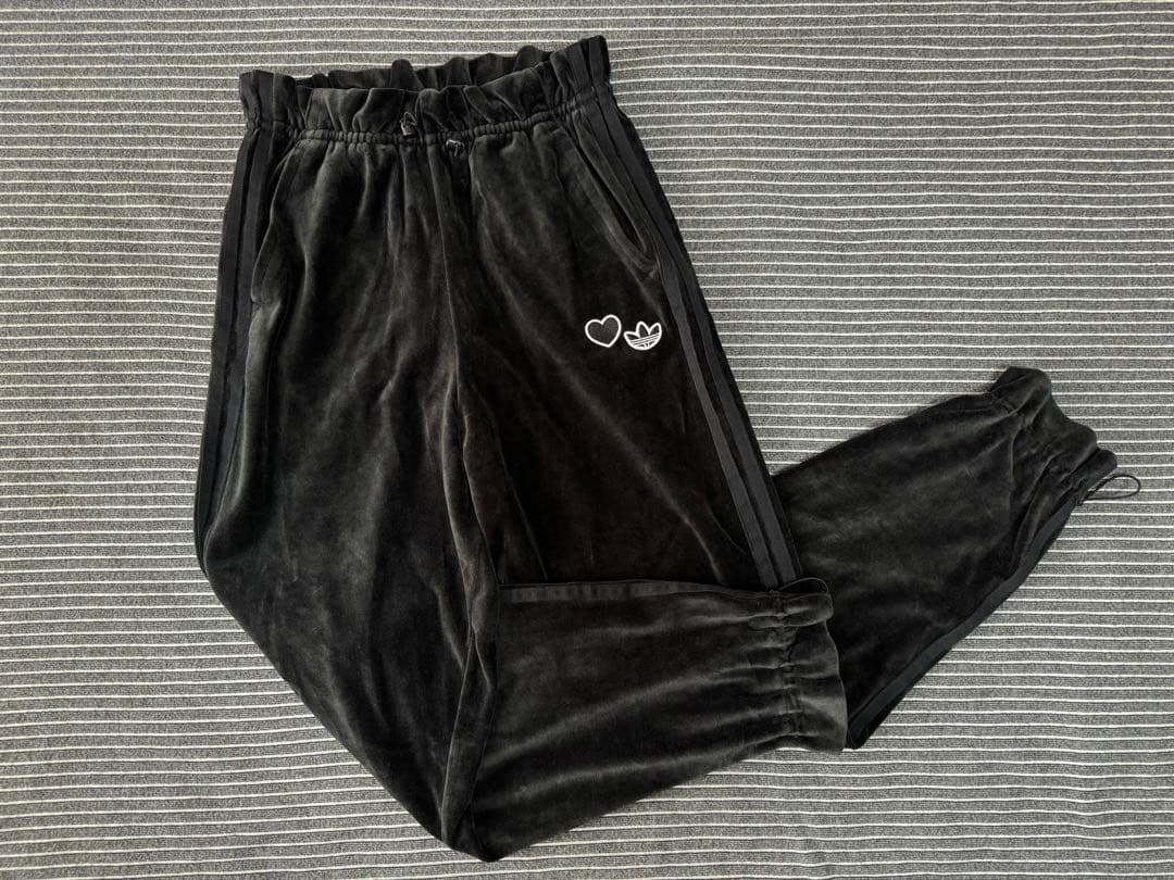 adidas originals ベロアジャージ・Tシャツ 3点セット ブラック