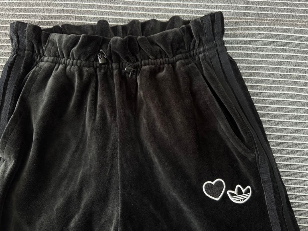 adidas originals ベロアジャージ・Tシャツ 3点セット ブラック