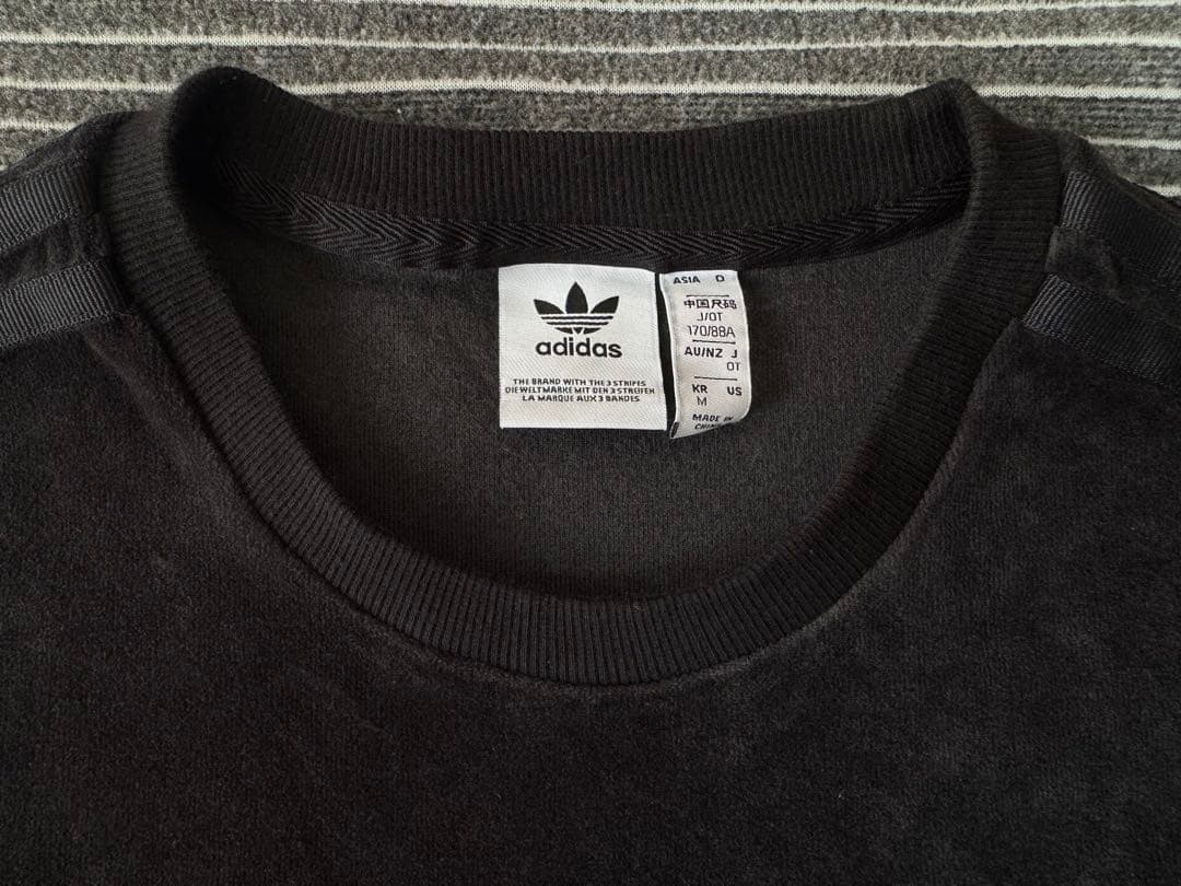 adidas originals ベロアジャージ・Tシャツ 3点セット ブラック