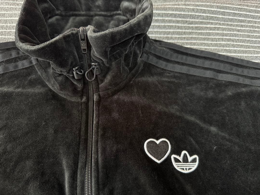 adidas originals ベロアジャージ・Tシャツ 3点セット ブラック