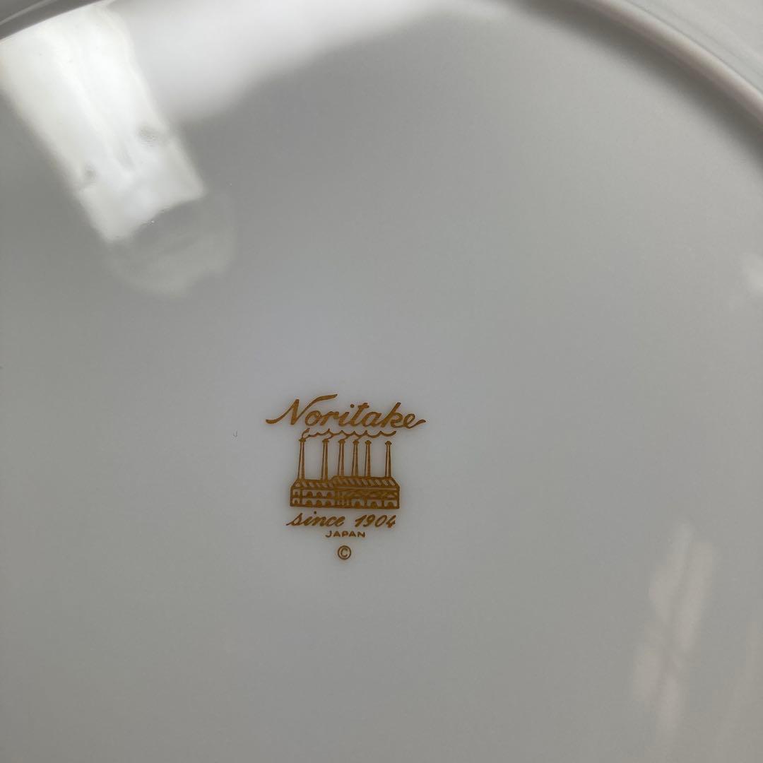 saharaノリタケダイアモンドコレクションディナープレートゴールドブルー