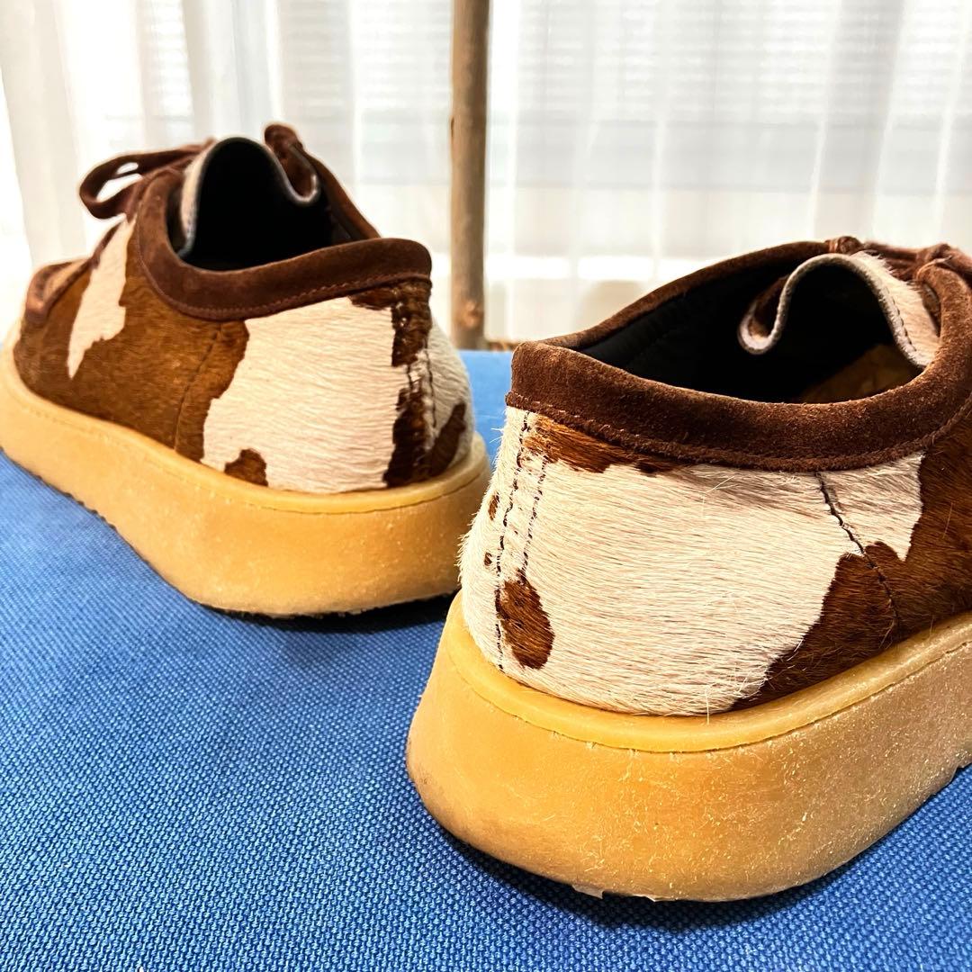 Clarks × ZARA クラークス ザラ ワラビー ハラコ素材 EU44
