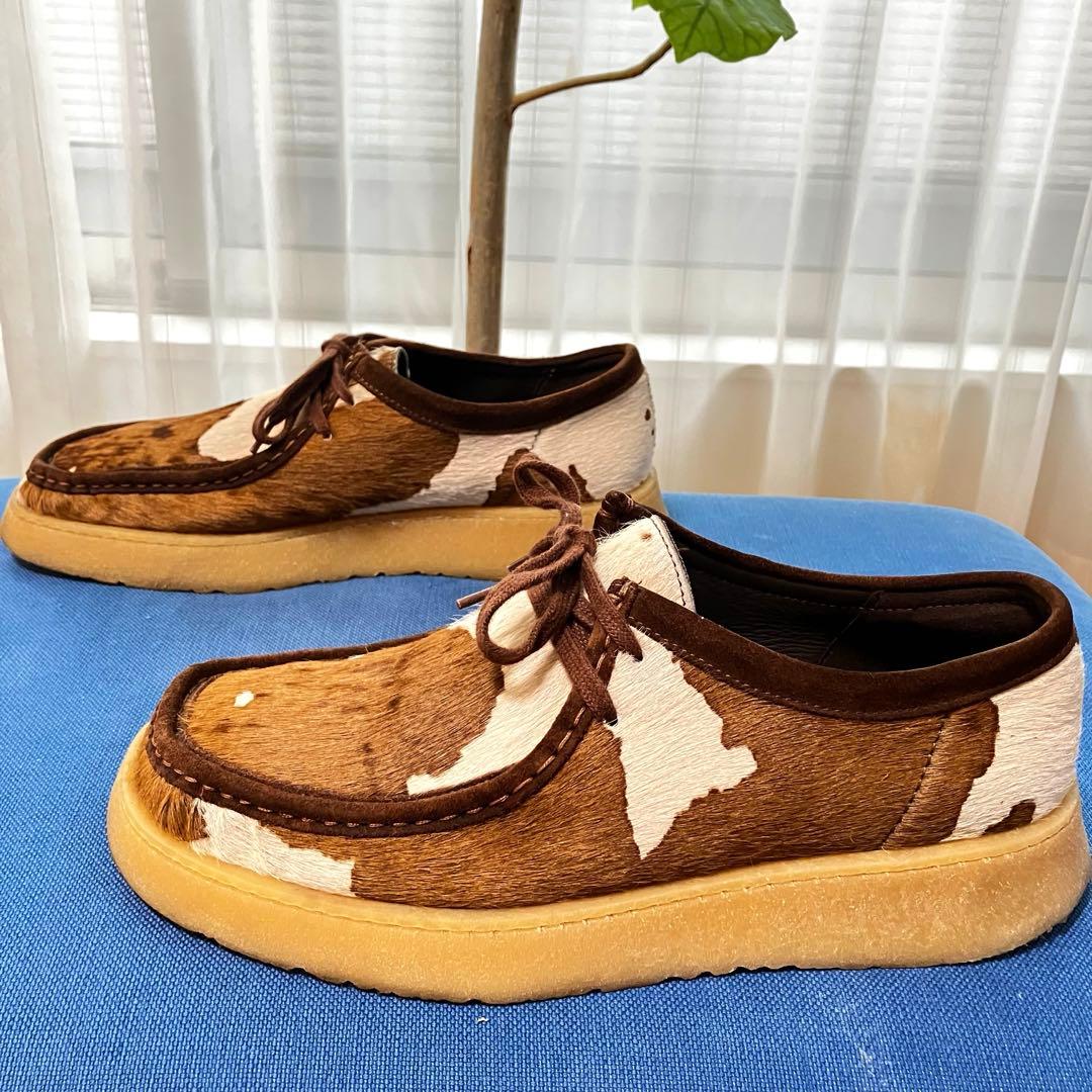 Clarks × ZARA クラークス ザラ ワラビー ハラコ素材 EU44