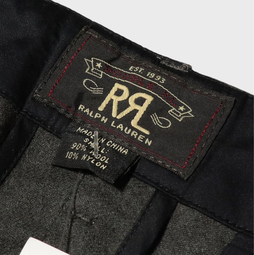 未使用★W32★RRL★ダブルアールエル★ウール トラウザー パンツ★グレー