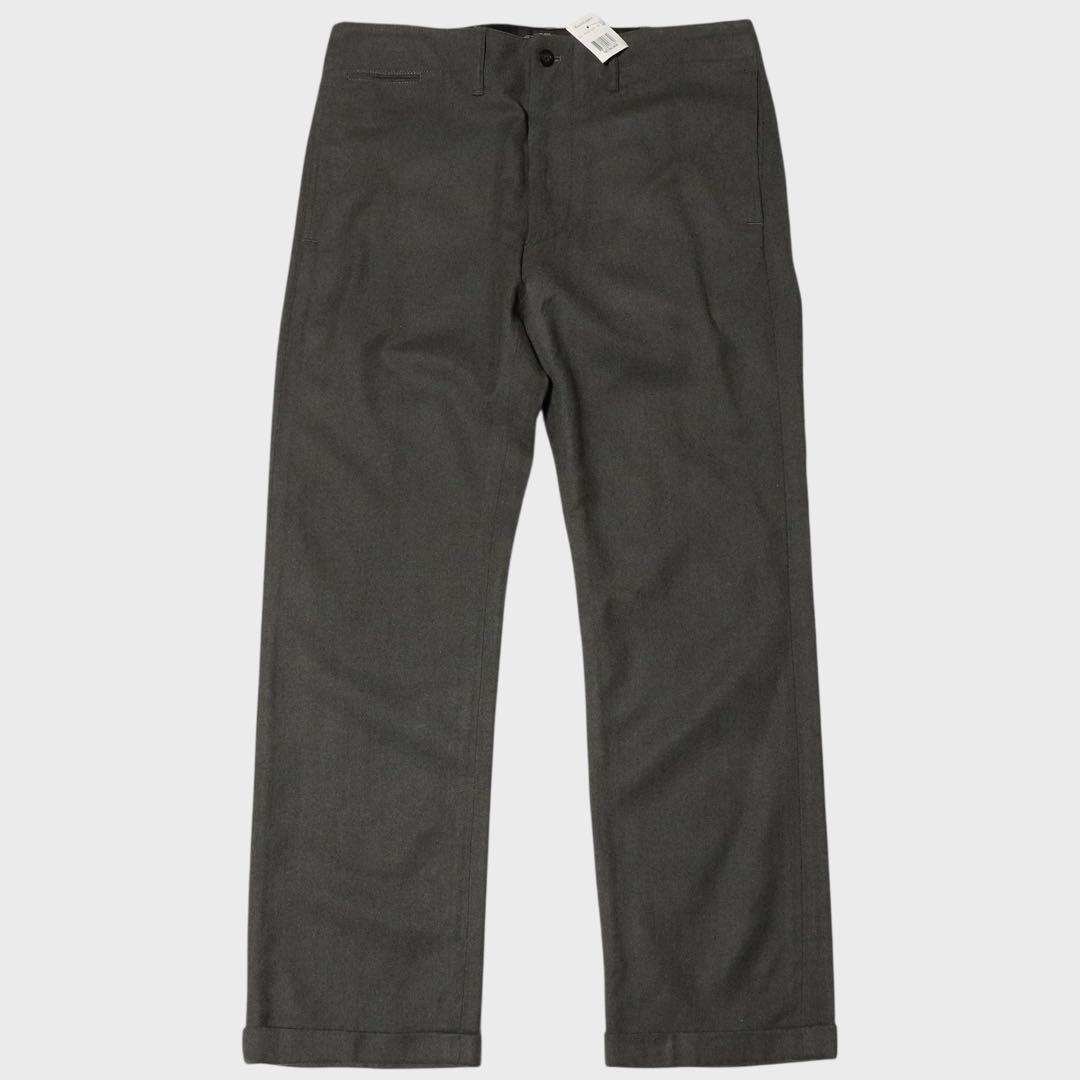 未使用★W32★RRL★ダブルアールエル★ウール トラウザー パンツ★グレー