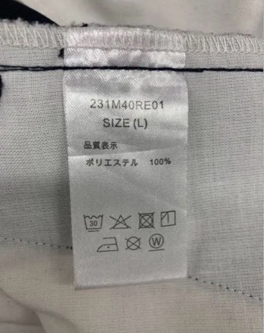 ディッキーズ　js relume別注 874 ワイドスラックス　ブラックＬサイズ