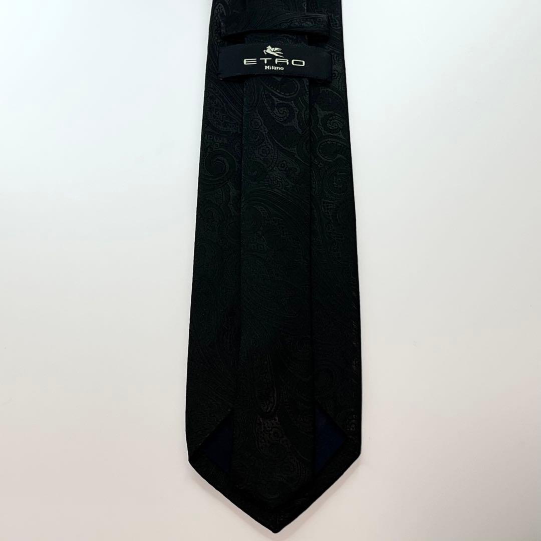 3510✨極美品✨エトロ ネクタイ ペイズリー 植物柄 ボタニカル