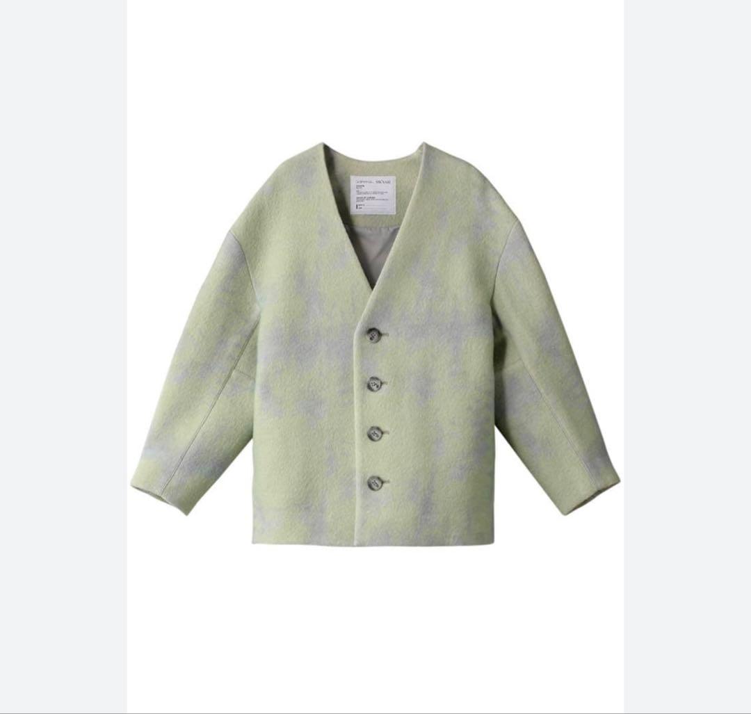 CHROMA SWASH 総柄ウールカーディガン スタニングルアー ジャケット