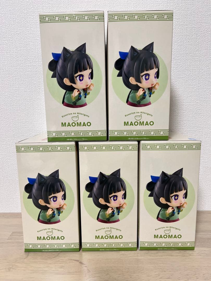 薬屋のひとりごと おおきなSOFVIMATES 猫猫 フィギュア5個セット