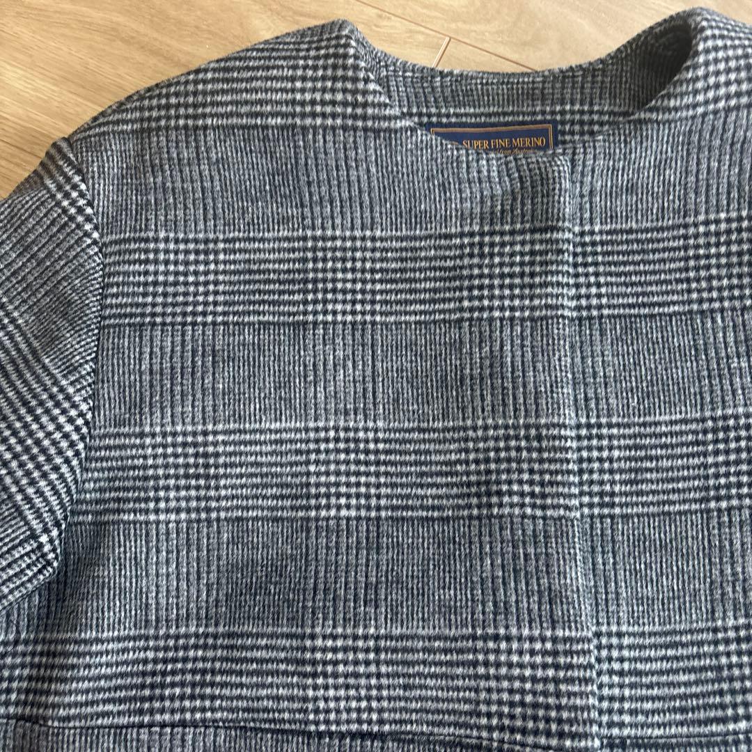 新品未使用！スーパーファインビーバークルーネックコート