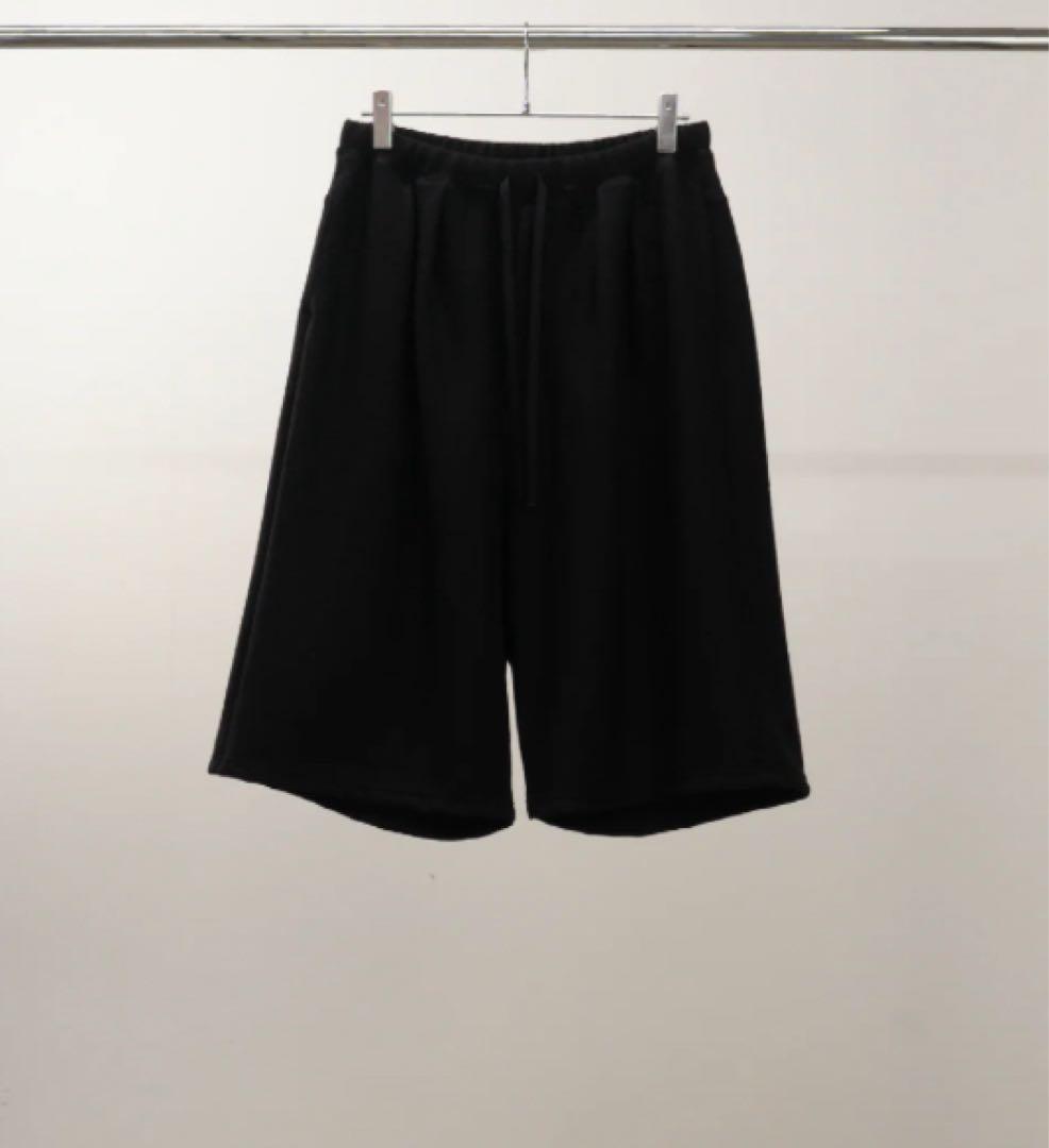 パンツ 25aw ancellm 3/4 TUCK SWEAT SHORTS