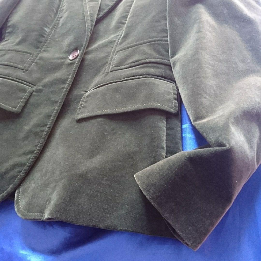 大人クール♪正規品グッチGUCCI　テーラードジャケット　グリーン系　４４サイズ