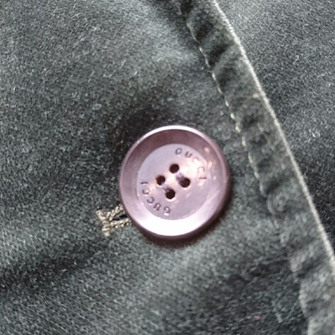 大人クール♪正規品グッチGUCCI　テーラードジャケット　グリーン系　４４サイズ