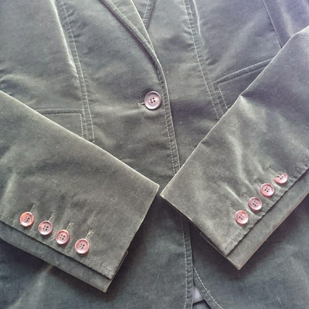 大人クール♪正規品グッチGUCCI　テーラードジャケット　グリーン系　４４サイズ