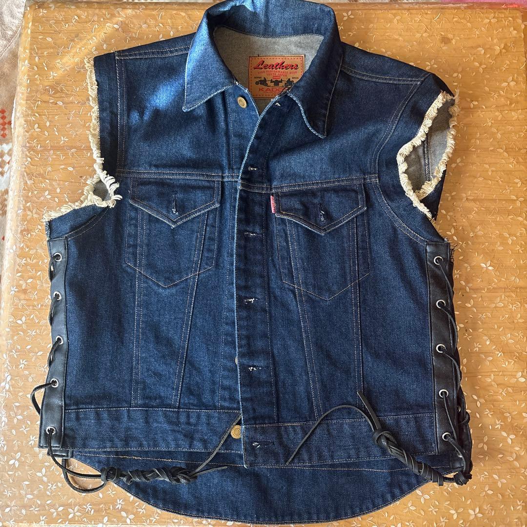 カドヤ　Gベストと東本昌平RIDEワッペン