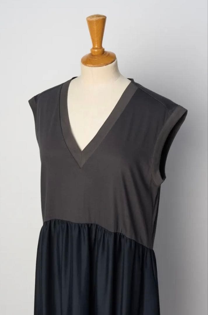 SINME VネックC/Sワンピース