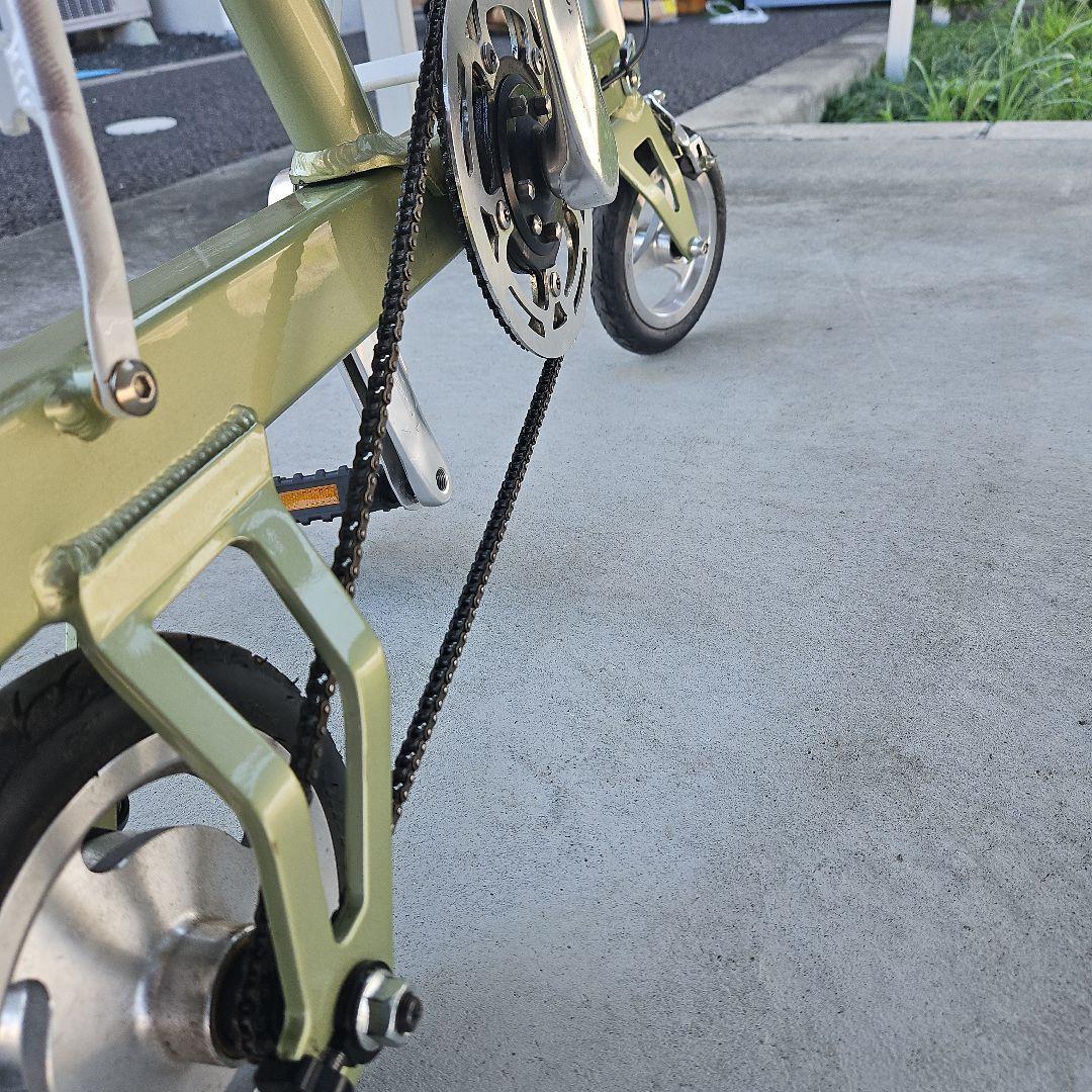 日*こ様 激レア！変速機付き CARRY ME 折り畳み自転車 ソリッドタイヤ