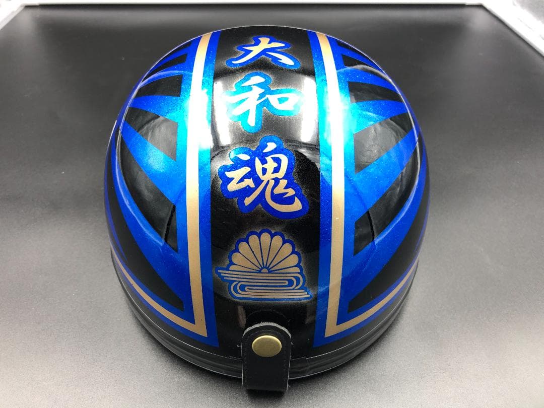 コルク半　カスタム　富士日章　三つボタン　黒青　ラメ　高級クリヤ送料無料