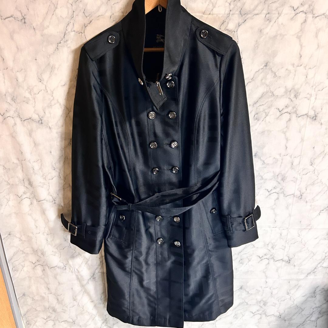 【２XL】 バーバリー ロンドン トレンチコート ダブルボタン シャドーチェック