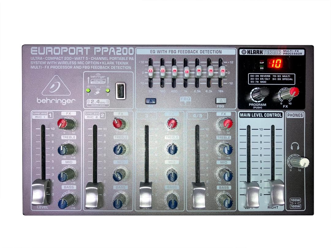 BEHRINGER PPA200 EUROPORT ポータブルPAセット