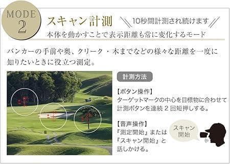 Shot Navi(ショットナビ) ゴルフ レーザー距離測定器 ホワイト