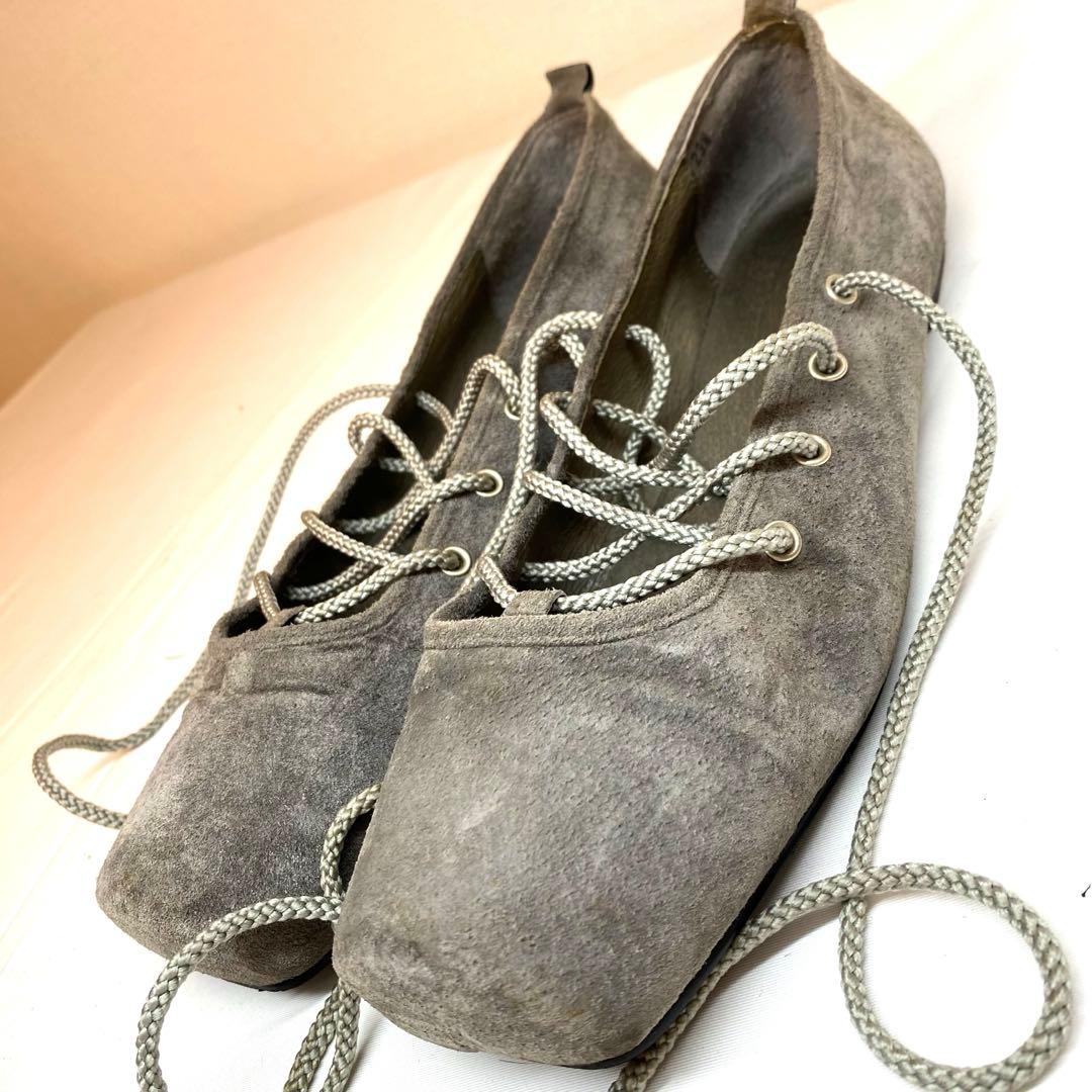 COMME des GARCONS スエードシューズ グレー