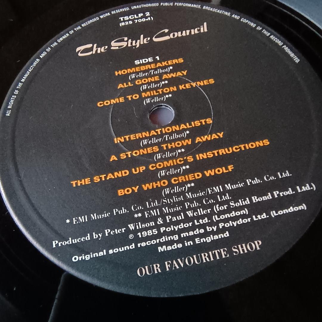 Our Favourite Shop　LP /The Style Council