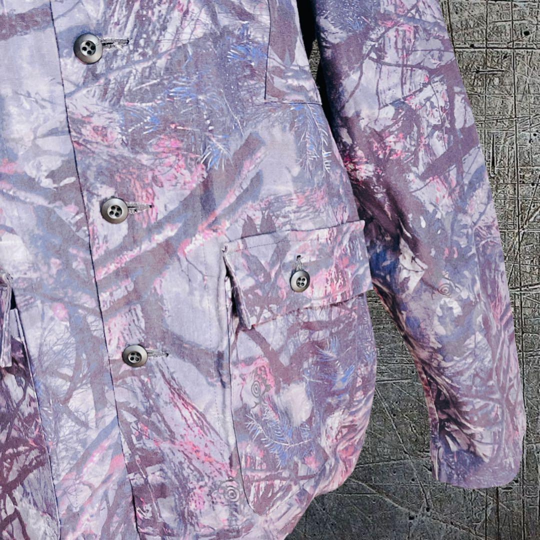South2West8 リアルツリー カモフラ ジャケット パープル S