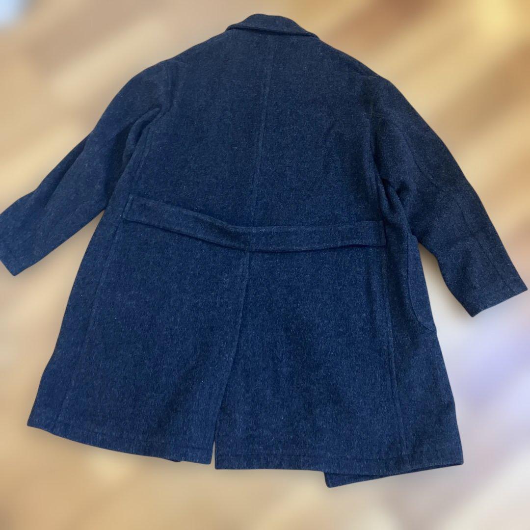 ダントン　ウールモッサ　コート　メンズ　新品　S 36 チャコールグレー