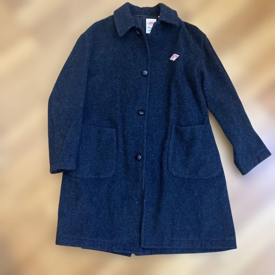 ダントン　ウールモッサ　コート　メンズ　新品　S 36 チャコールグレー