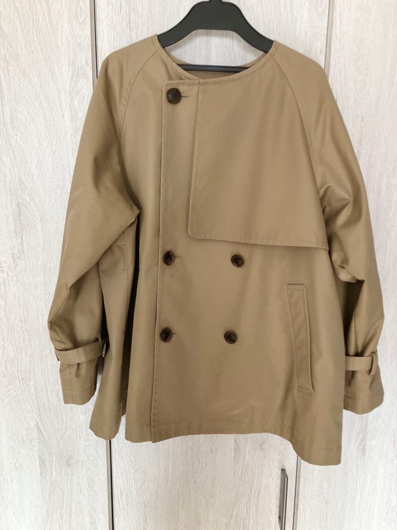 ジャーナルスタンダード トレンチコート C/PEギャバノーカラーショートトレンチ