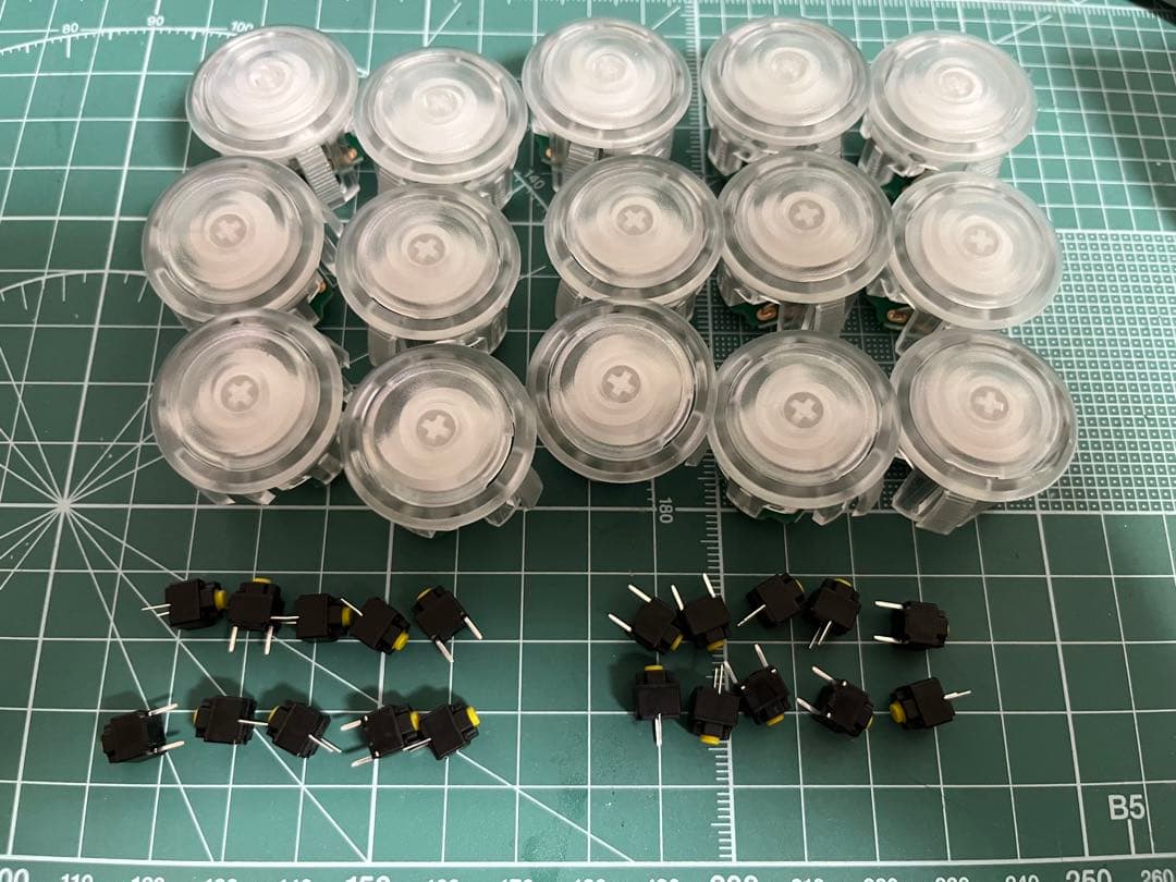 Punkworkshop blaze静音ボタン24φサイズ15個