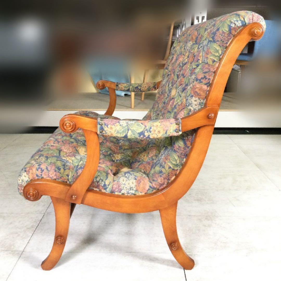 Daniel 横浜ダニエル Boot ブーツ 2人掛けアームチェア　花柄