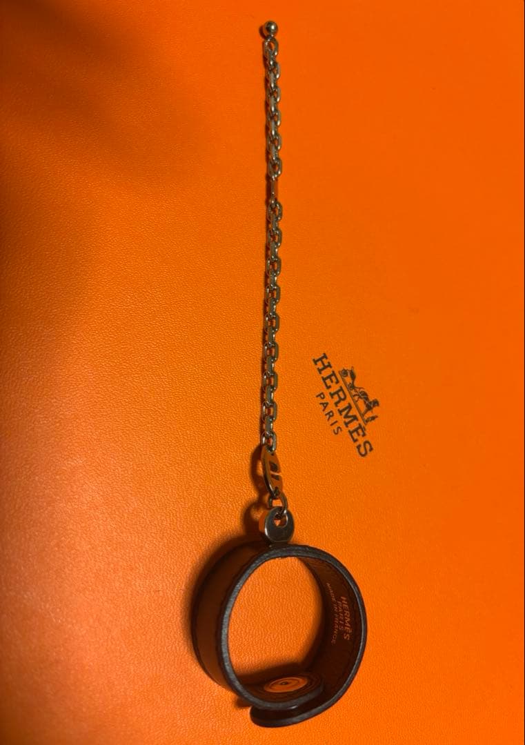 ◆エルメス HERMES グローブホルダー ブラック シルバー 美品