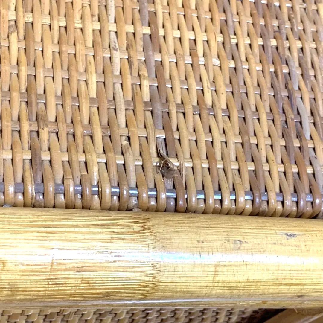 籐　ラタン 製　サイドボードチェスト ヴィンテージ 古家具　横幅108cm