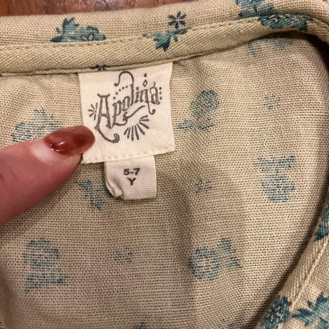 apolina 花柄 ワンピース 5-7Y