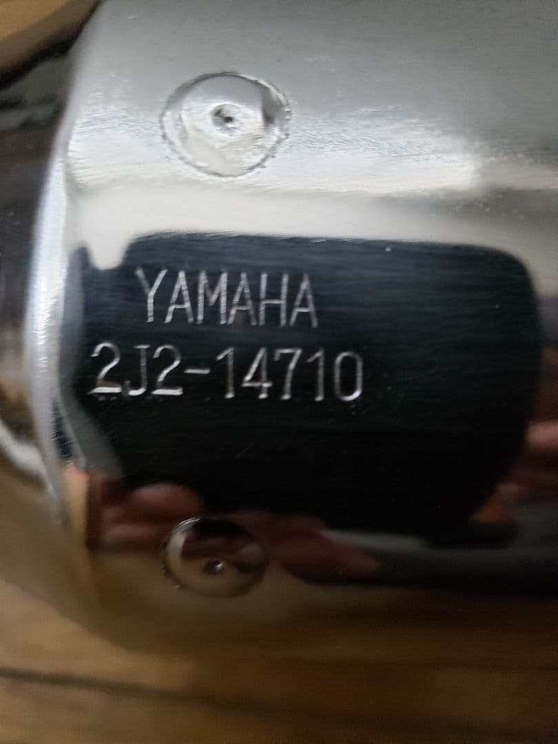 SR500.マフラーサイレンサー2J2純正中古