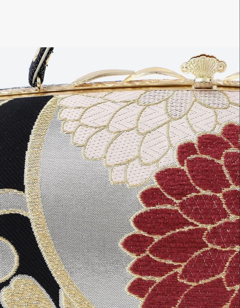 正絹帯地草履バックセット　Fサイズ 草履