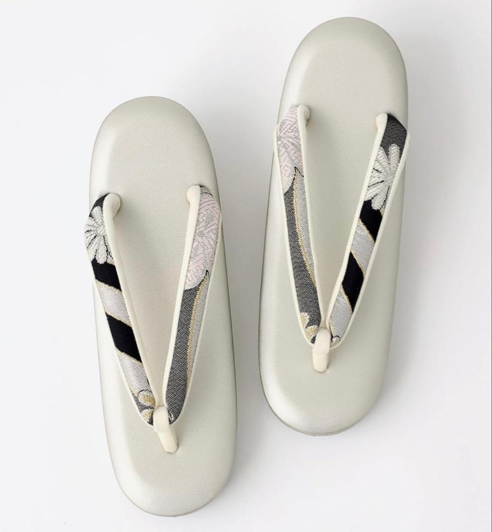 正絹帯地草履バックセット　Fサイズ 草履