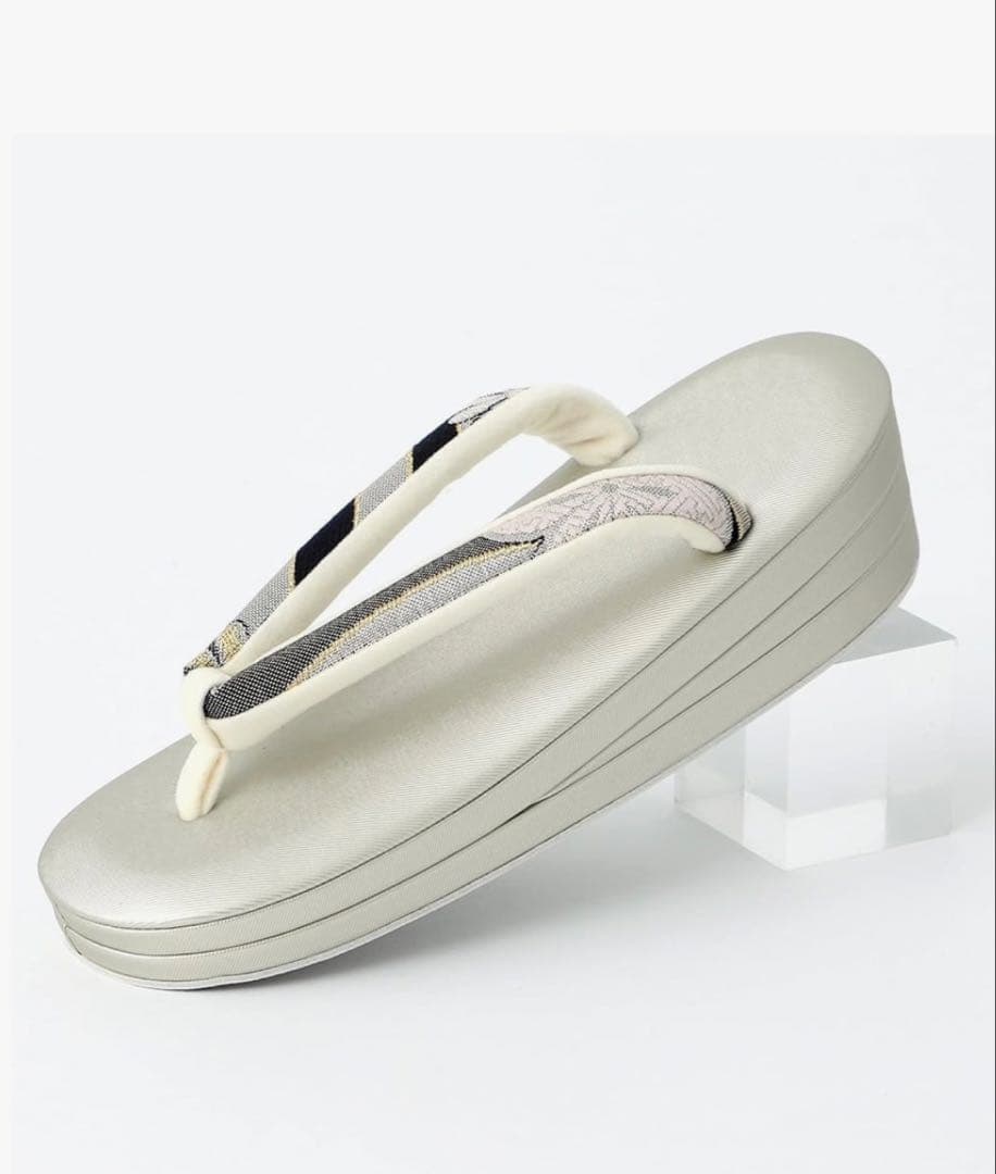 正絹帯地草履バックセット　Fサイズ 草履