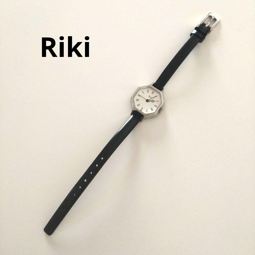 SALE! 美品 Riki 八角形 クォーツ腕時計