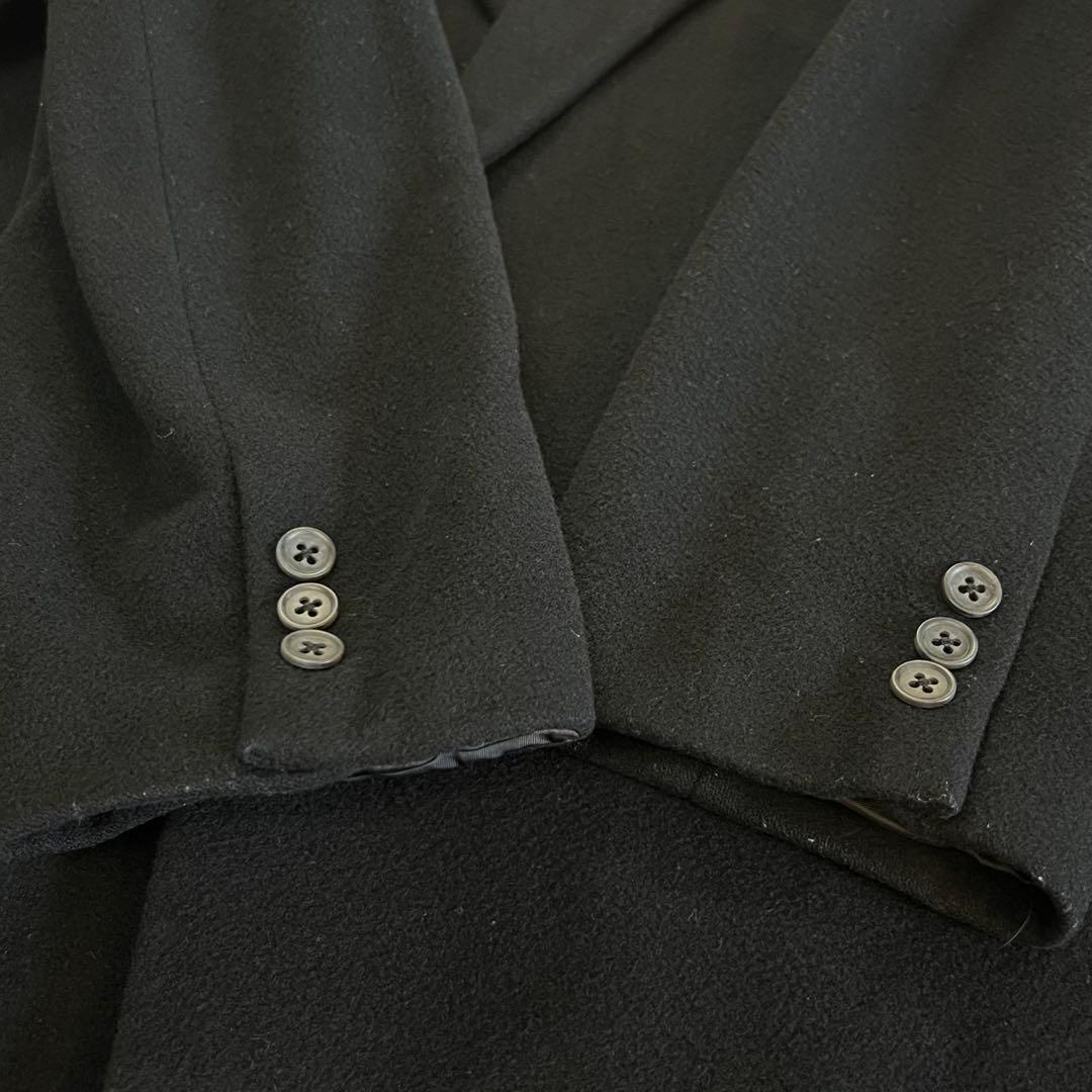 【カシミヤ】チェスターコート ダブルチェスター　ロングコート ダブルブレスト