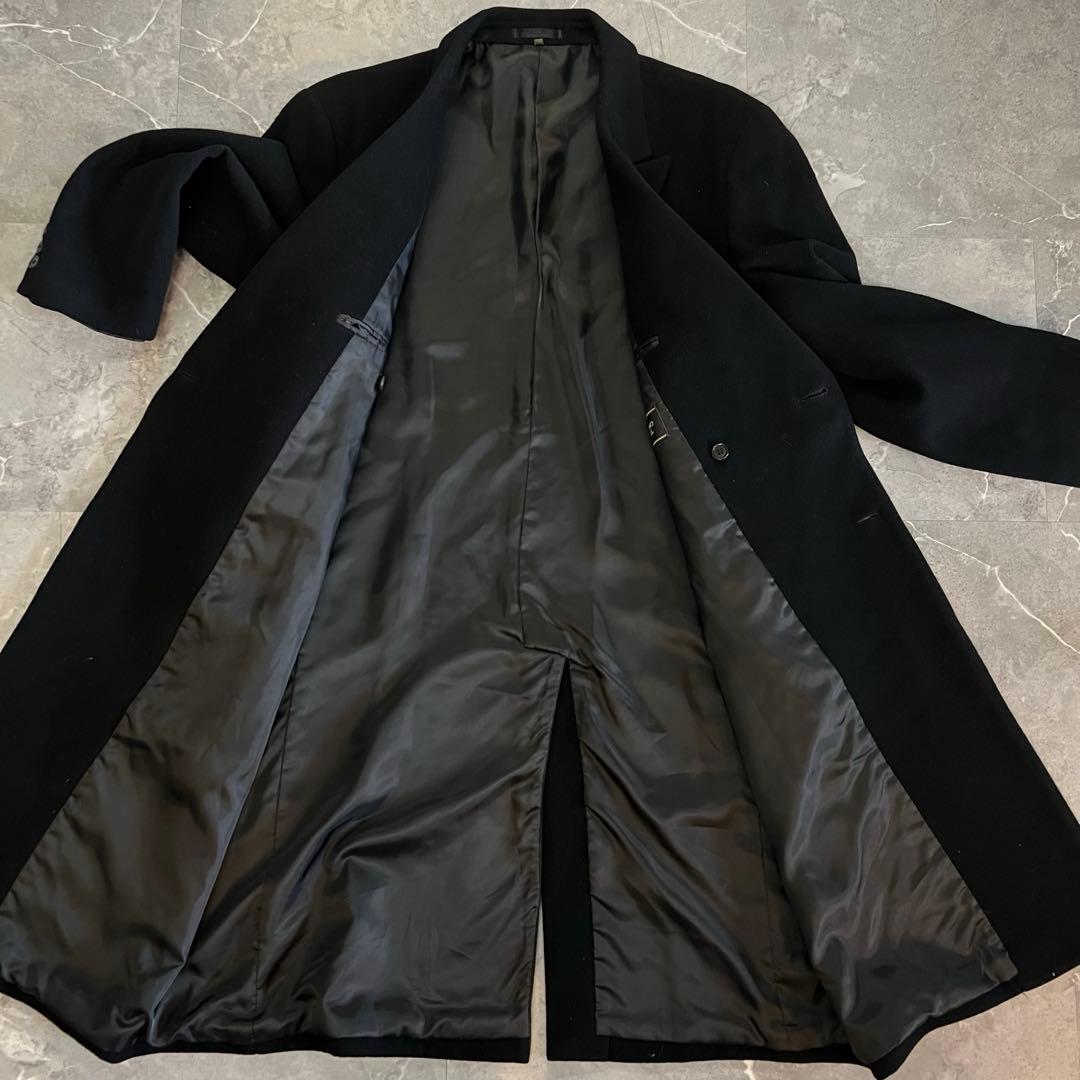 【カシミヤ】チェスターコート ダブルチェスター　ロングコート ダブルブレスト