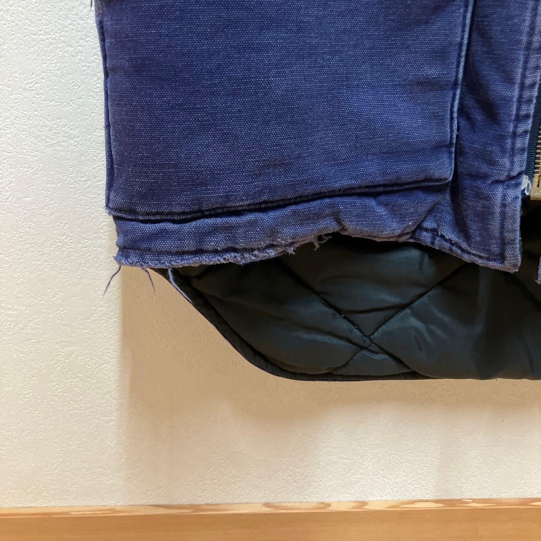 80s〜90s アメリカ製 ヴィンテージ カーハート ベスト M ブルー