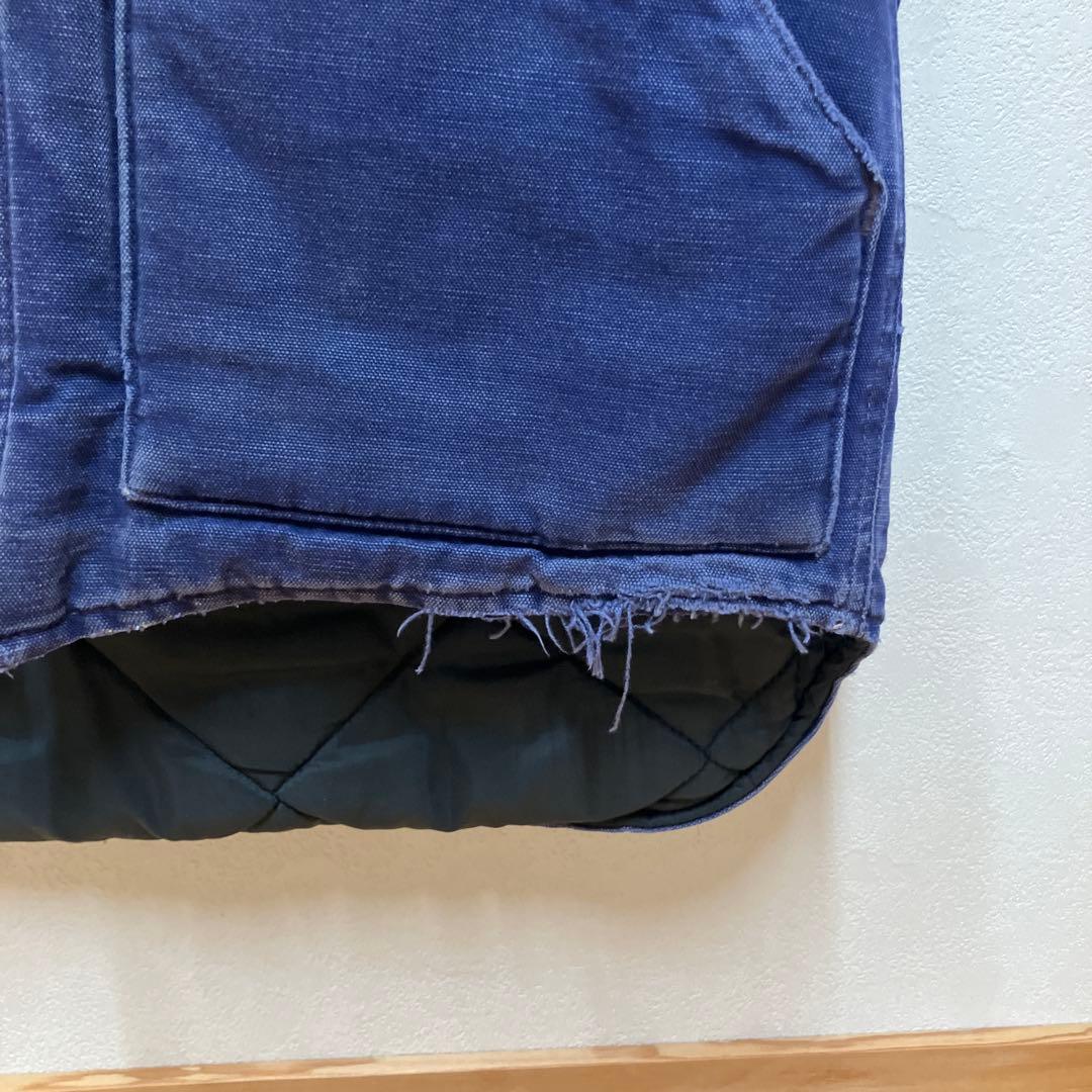 80s〜90s アメリカ製 ヴィンテージ カーハート ベスト M ブルー