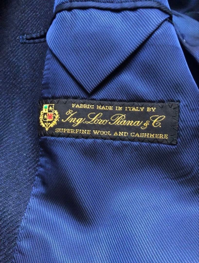 トゥモローランド × ロロピアーナ　カシミアウールジャケット46 ネイビー