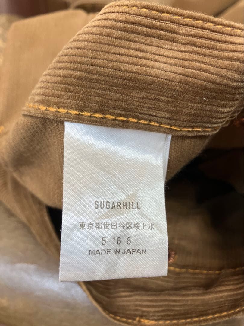 sugarhill ワークパンツ　コーデュロイダブルニーパンツ　32